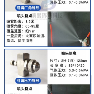 可調壓力小扇形噴嘴