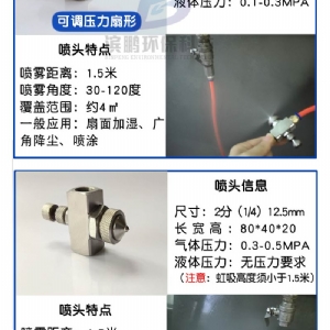 可調壓力小扇形噴嘴